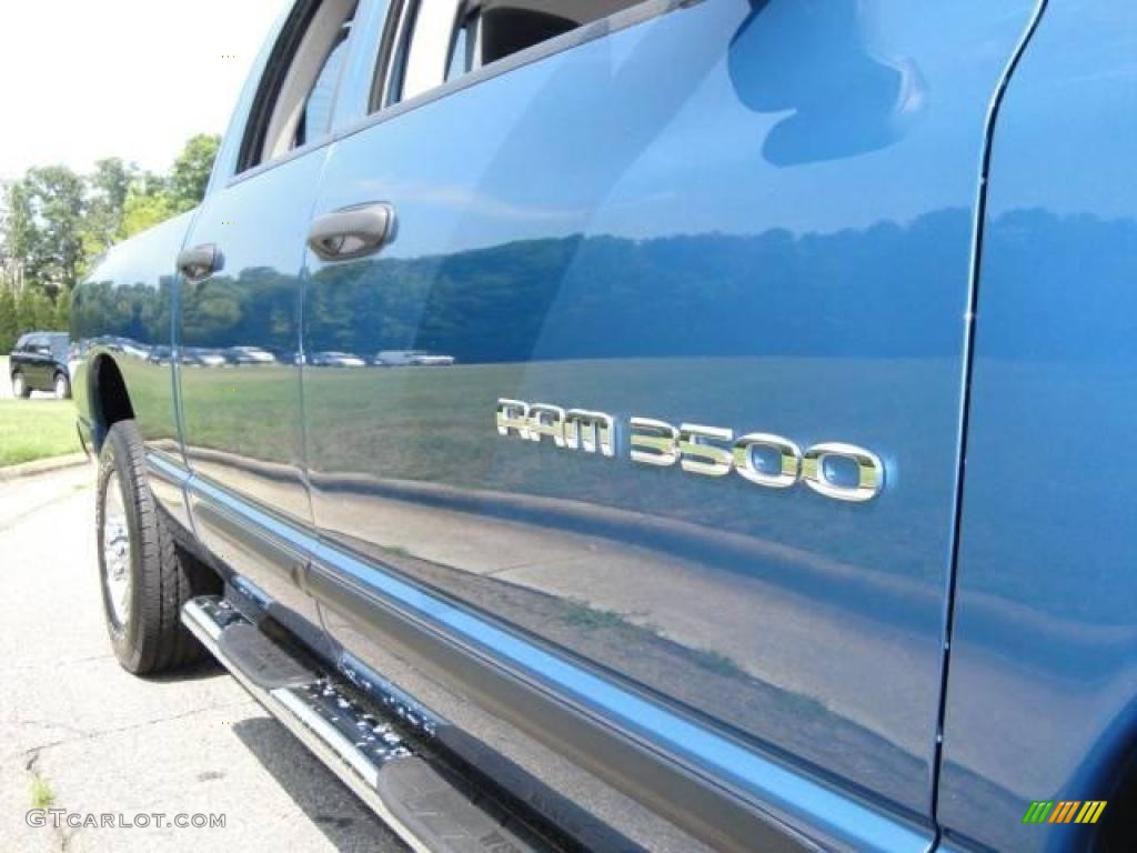 2005 Ram 3500 SLT Quad Cab - Atlantic Blue Pearl / Dark Slate Gray photo #11