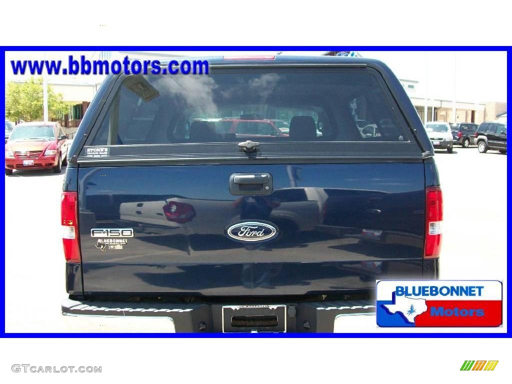 2005 F150 XL Regular Cab - True Blue Metallic / Medium Flint Grey photo #4