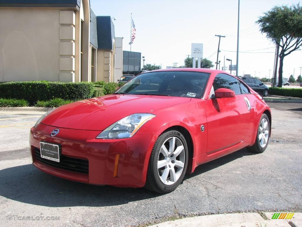 2005 350Z Touring Coupe - Redline / Frost photo #3