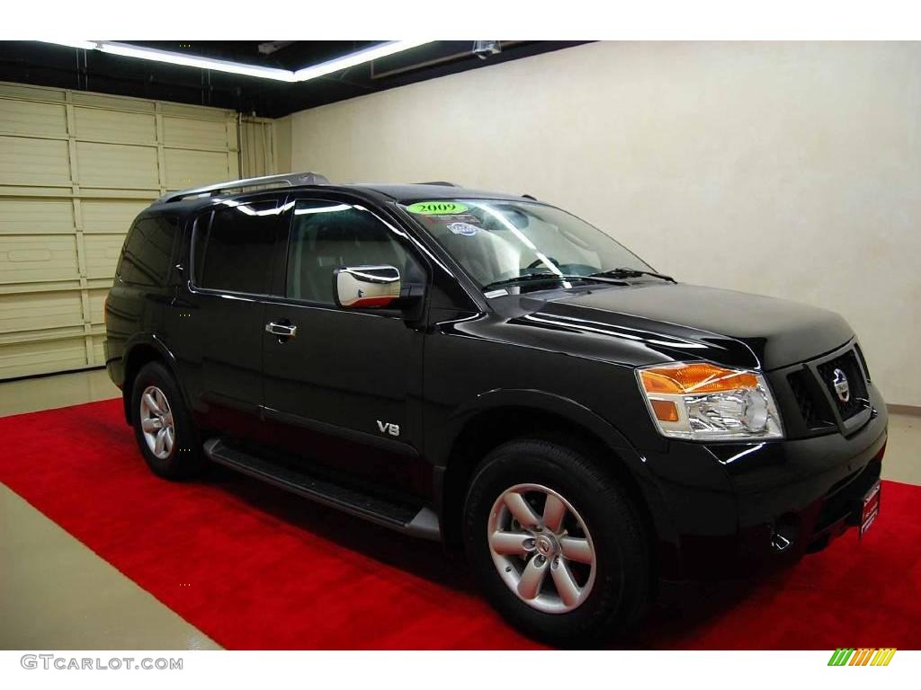 Galaxy Black Metallic Nissan Armada