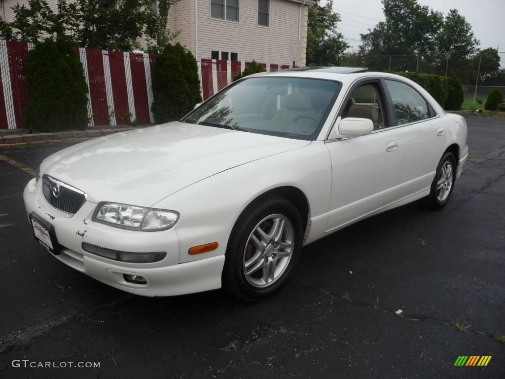 1999 Millenia Sedan - Snow White Pearl Mica / Beige photo #1