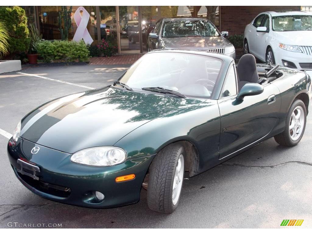 2001 MX-5 Miata LS Roadster - Emerald Green Mica / Black photo #1