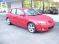 2004 Velocity Red Mazda MAZDA3 s Hatchback  photo #2