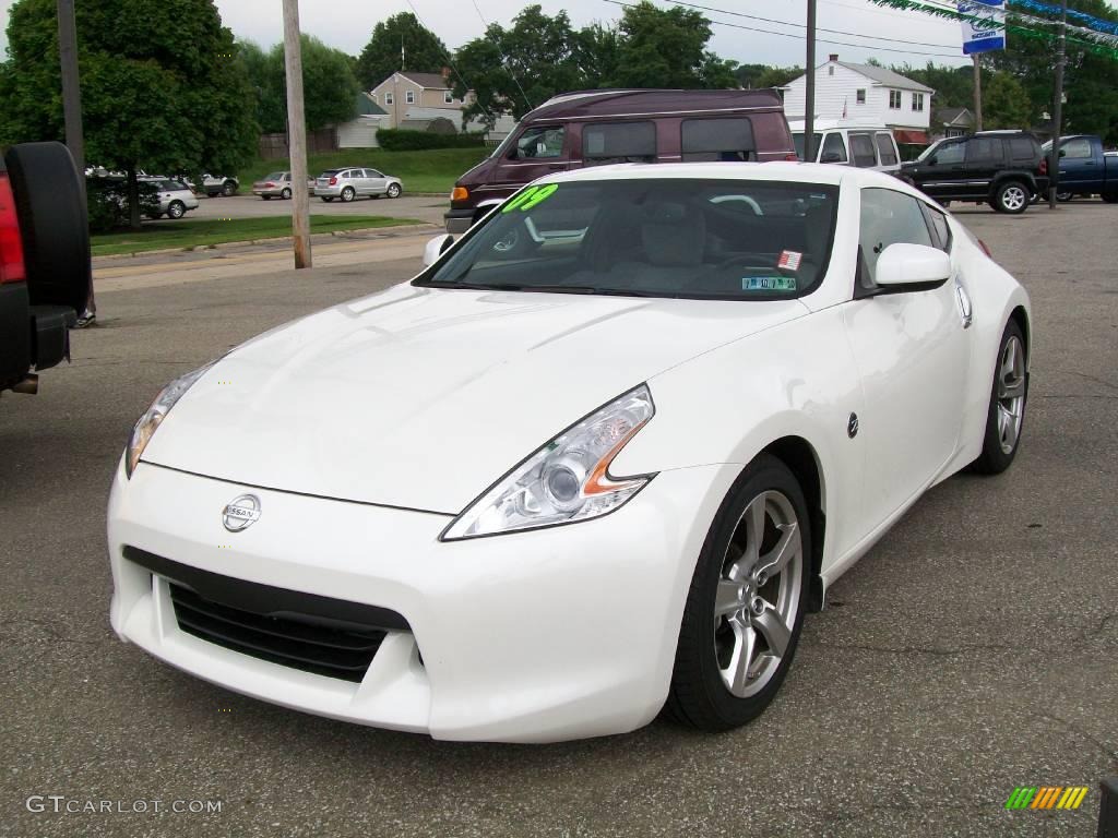 2009 370Z Touring Coupe - Pearl White / Gray Leather photo #1