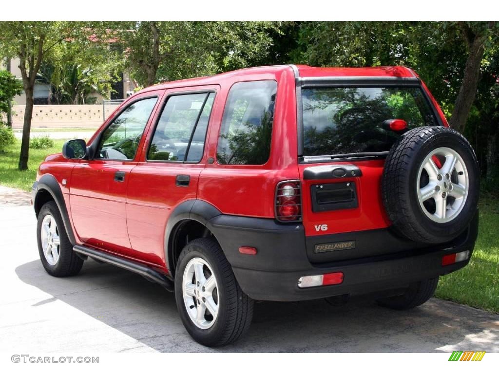 2002 Freelander S - Alveston Red / Black photo #7
