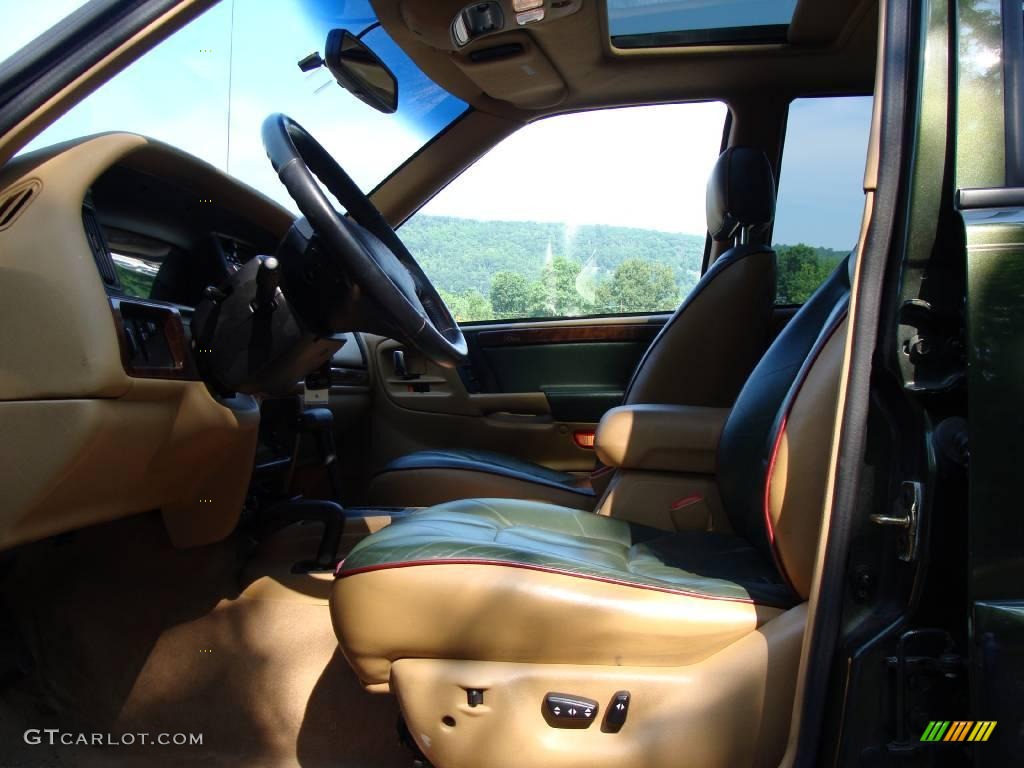 1997 Grand Cherokee Orvis 4x4 - Moss Green Pearl / Camel photo #8