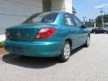 2002 Emerald Green Kia Rio Sedan  photo #3