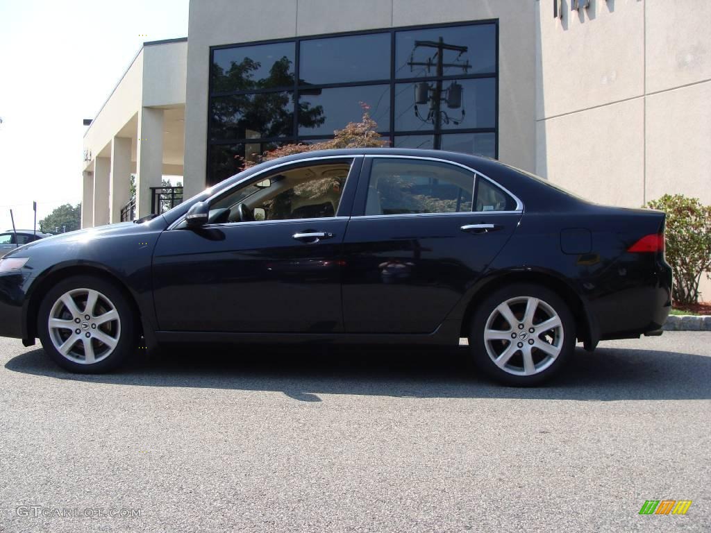 2005 TSX Sedan - Nighthawk Black Pearl / Parchment photo #3