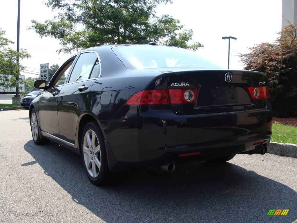 2005 TSX Sedan - Nighthawk Black Pearl / Parchment photo #5