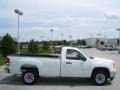 2008 Summit White GMC Sierra 1500 Regular Cab  photo #6