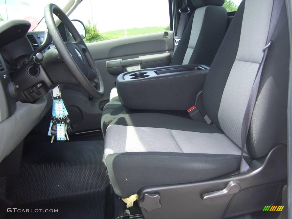 2008 Sierra 1500 Regular Cab - Summit White / Dark Titanium photo #10