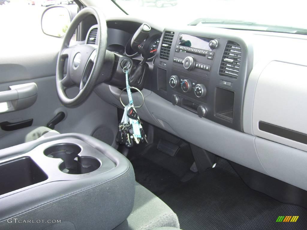 2008 Sierra 1500 Regular Cab - Summit White / Dark Titanium photo #12