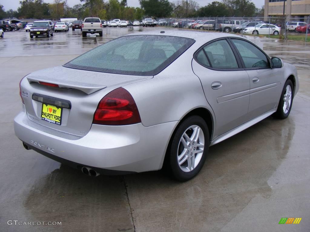 2007 Grand Prix GT Sedan - Liquid Silver Metallic / Ebony photo #6