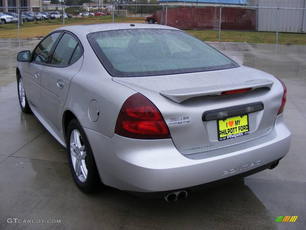 2007 Grand Prix GT Sedan - Liquid Silver Metallic / Ebony photo #8