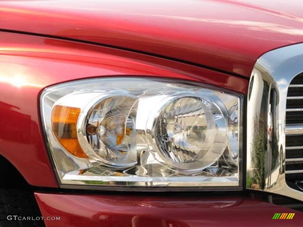 2008 Ram 1500 Big Horn Edition Quad Cab 4x4 - Inferno Red Crystal Pearl / Medium Slate Gray photo #4