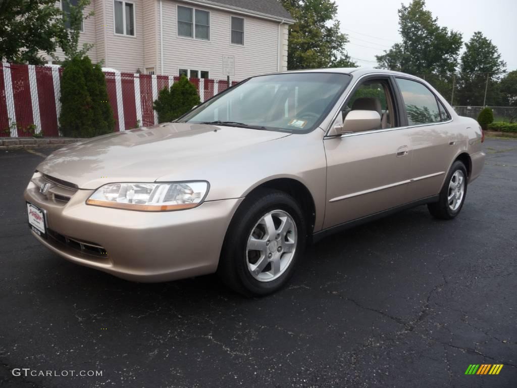 2000 Accord SE Sedan - Naples Gold Metallic / Ivory photo #1