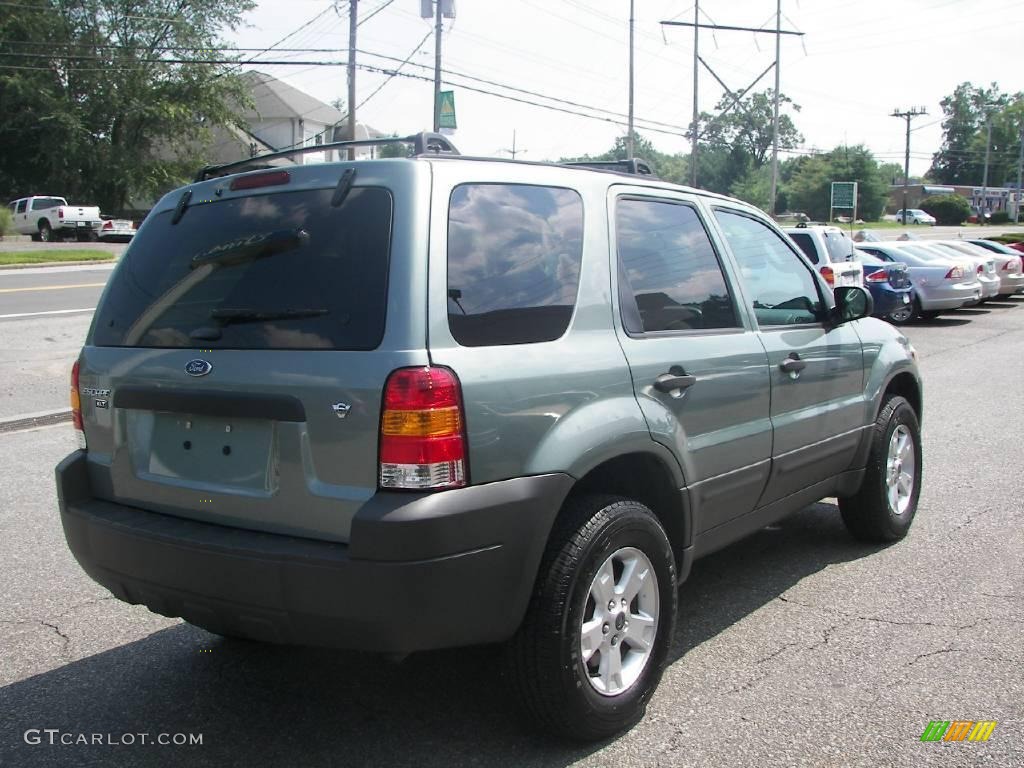 2006 Escape XLT V6 4WD - Titanium Green Metallic / Medium/Dark Flint photo #4