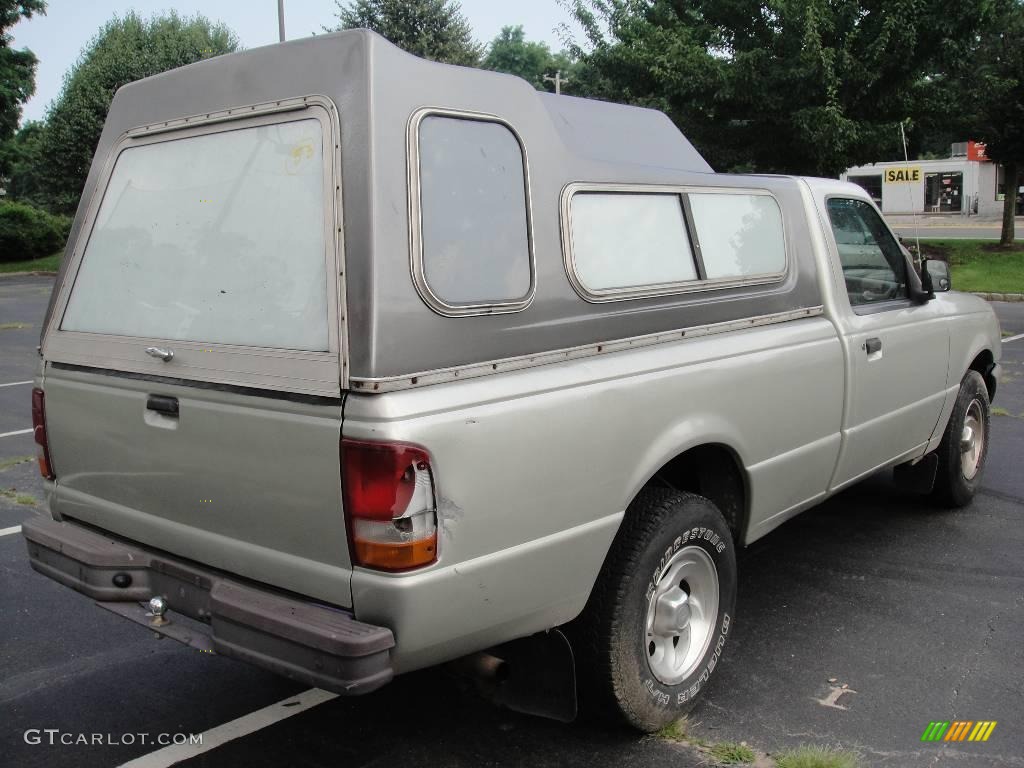 1994 Ranger XL Regular Cab - Silver Metallic / Beige photo #6