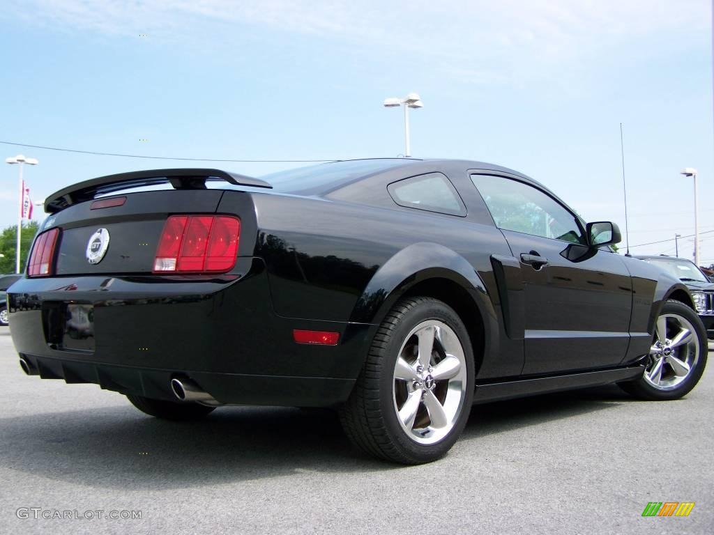 2007 Mustang GT/CS California Special Coupe - Black / Black/Dove Accent photo #8