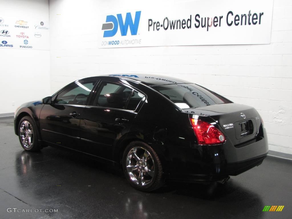2006 Maxima 3.5 SL - Onyx Black / Black photo #3