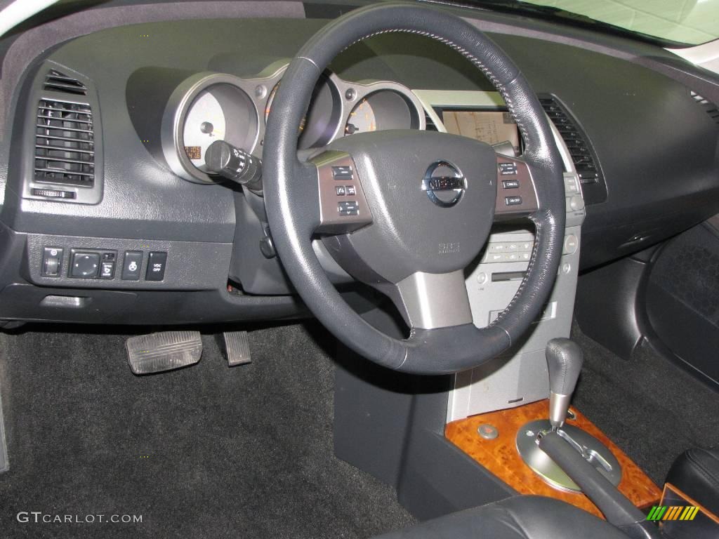 2006 Maxima 3.5 SL - Onyx Black / Black photo #16