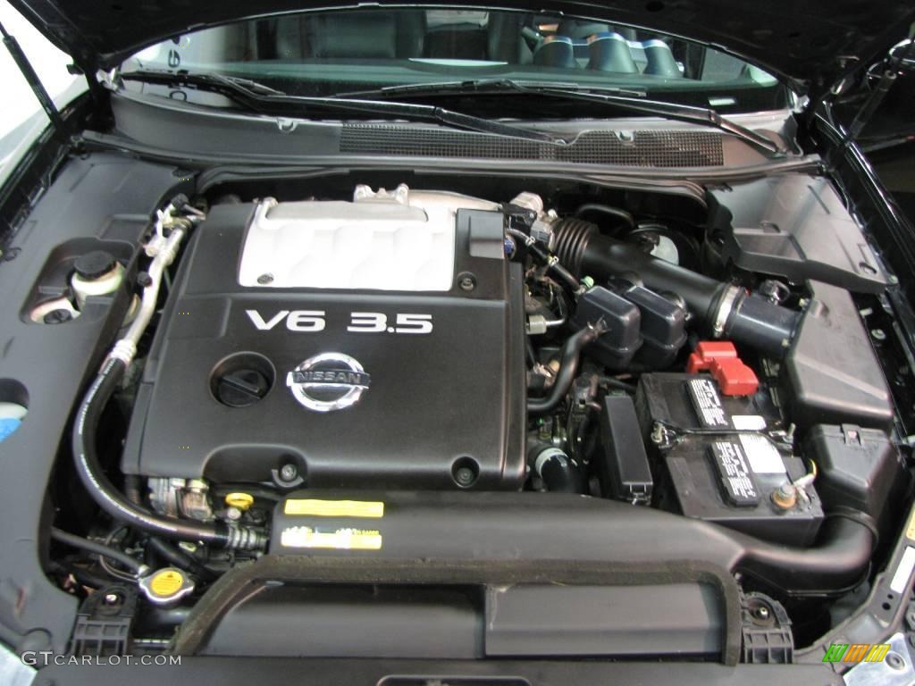 2006 Maxima 3.5 SL - Onyx Black / Black photo #21