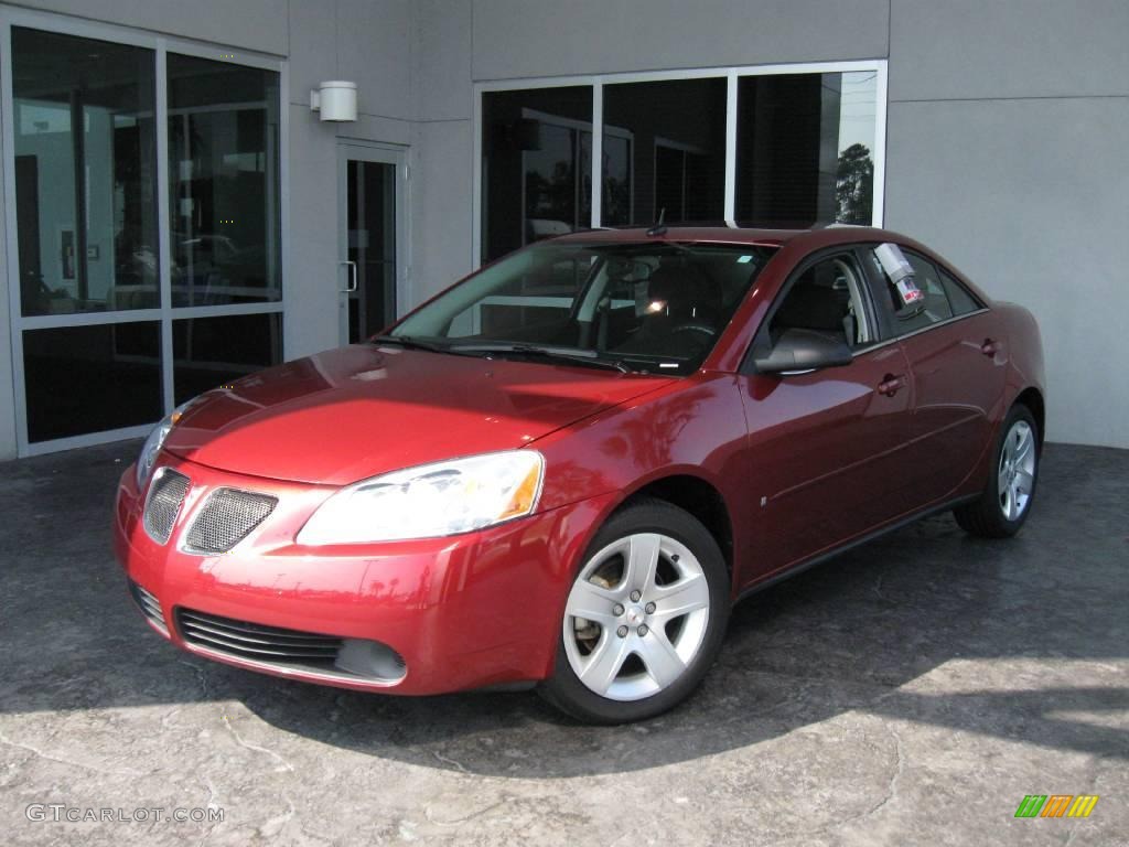 2008 G6 Sedan - Performance Red Metallic / Ebony Black photo #1