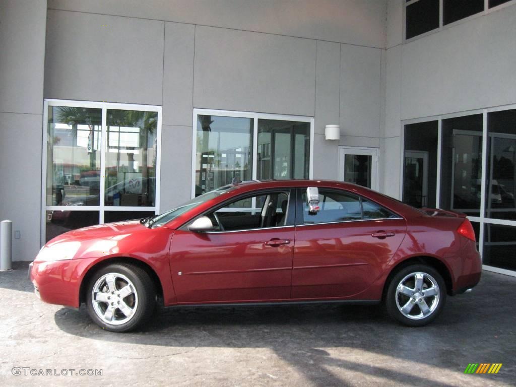 2008 G6 GT Sedan - Performance Red Metallic / Ebony Black photo #6
