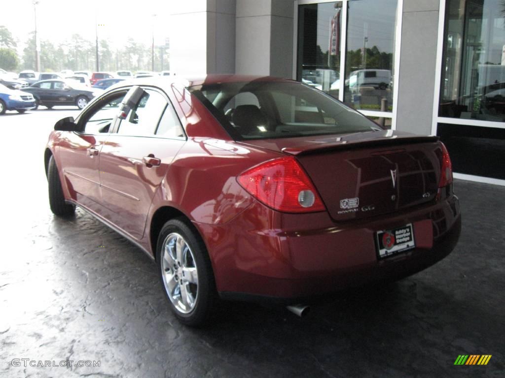 2008 G6 GT Sedan - Performance Red Metallic / Ebony Black photo #7