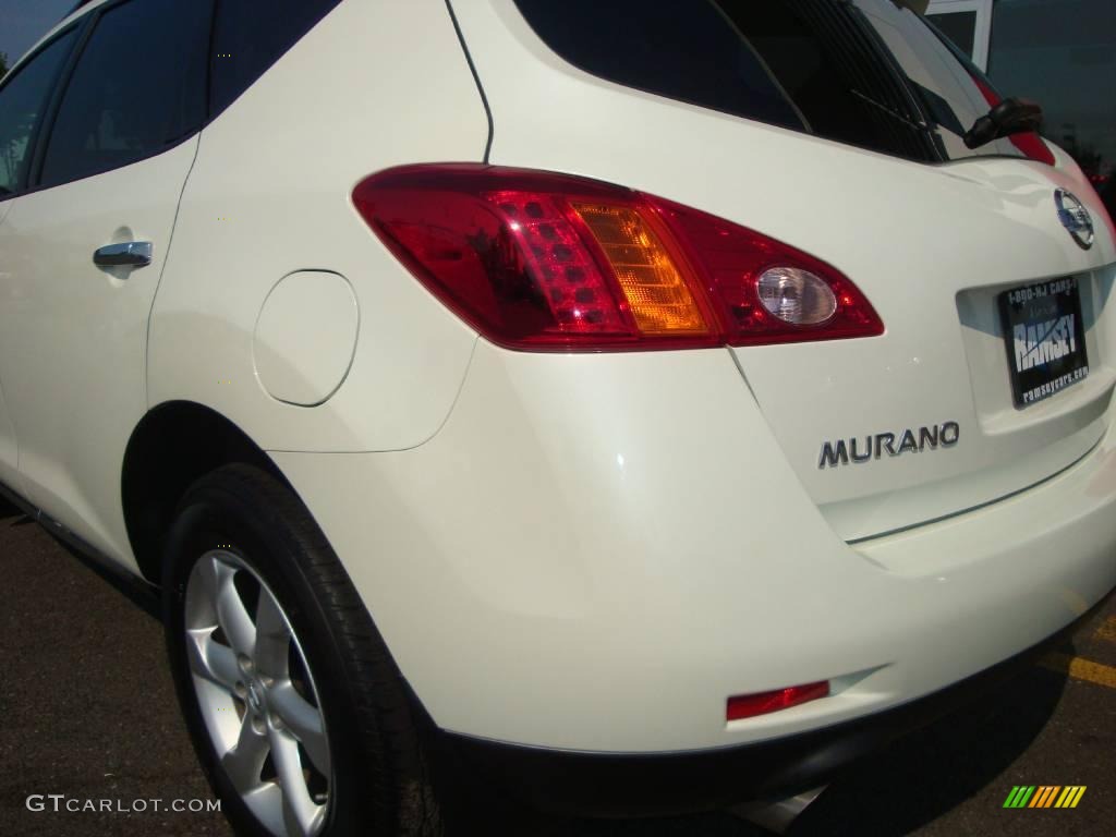 2009 Murano S AWD - Glacier Pearl / Beige photo #18