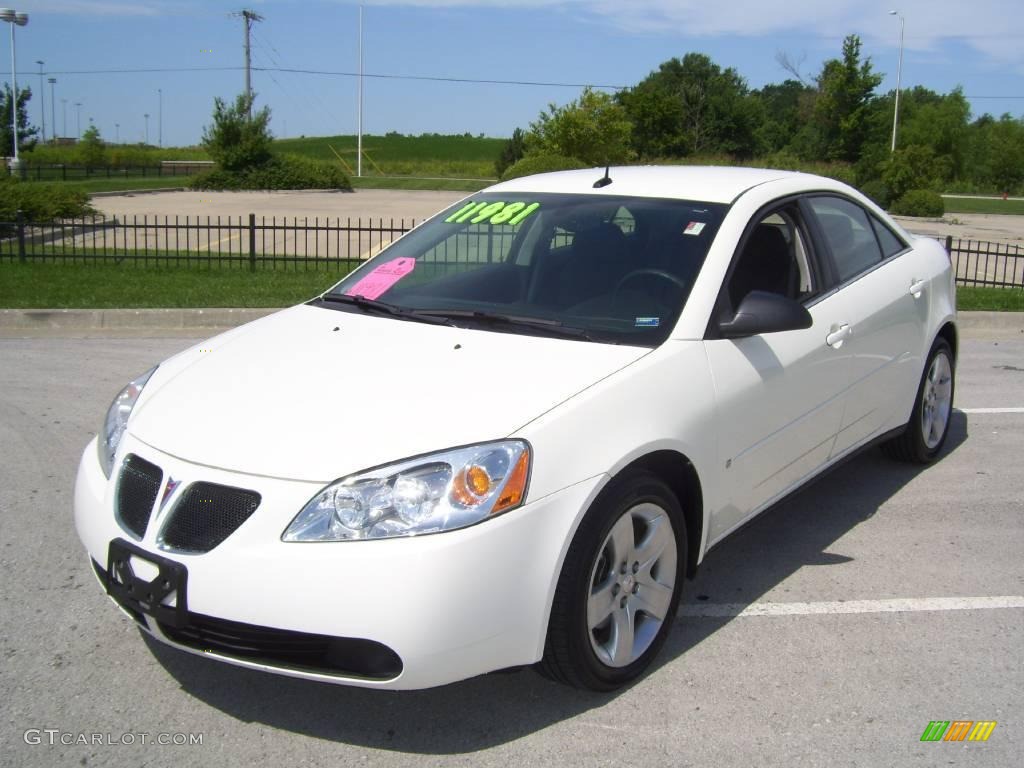 2008 G6 Sedan - Ivory White / Ebony Black photo #1