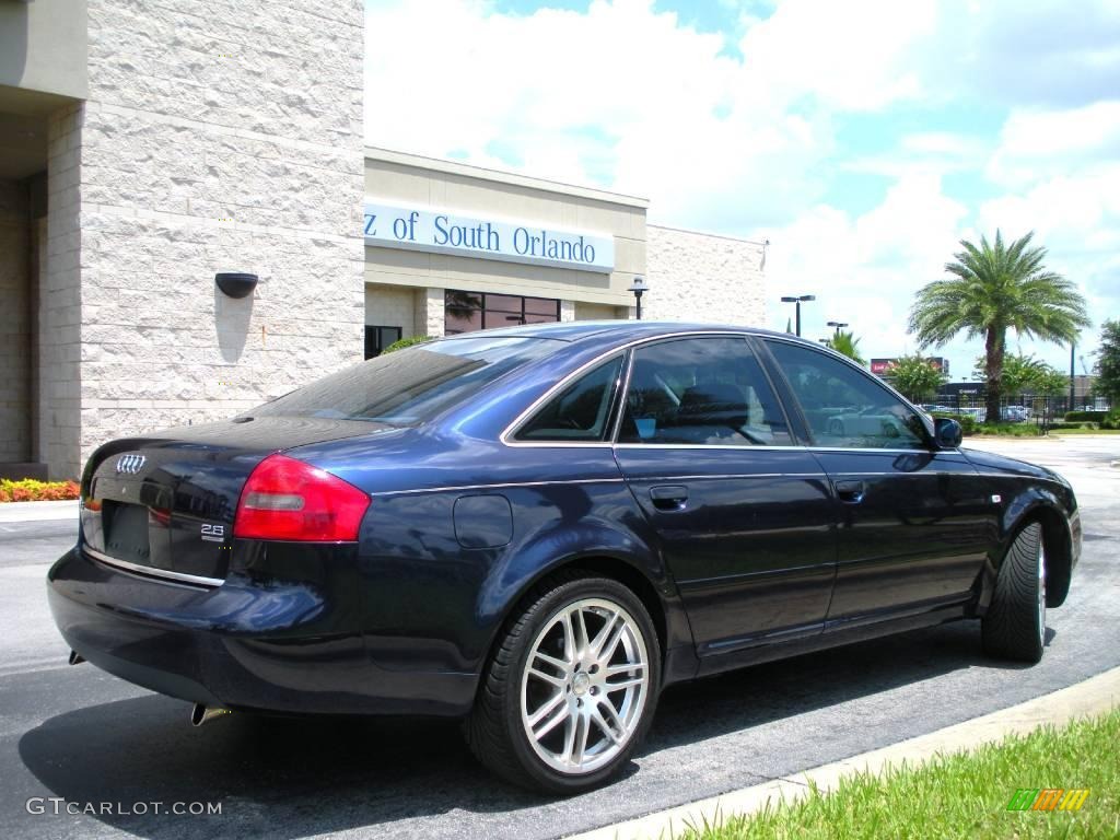 1998 A6 2.8 quattro Sedan - Europa Blue Mica Metallic / Melange photo #6