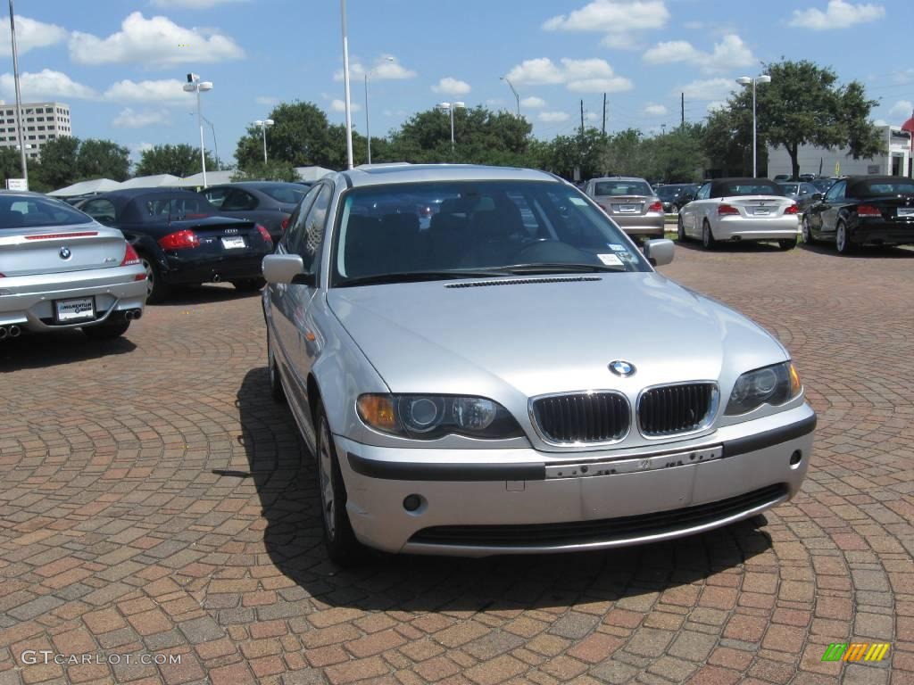 2003 3 Series 325i Sedan - Titanium Silver Metallic / Grey photo #17