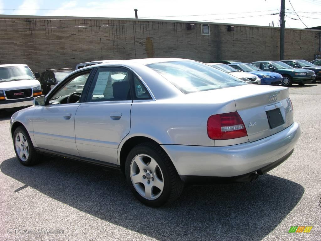1999 A4 2.8 quattro Sedan - Aluminum Silver Metallic / Opal Gray photo #5