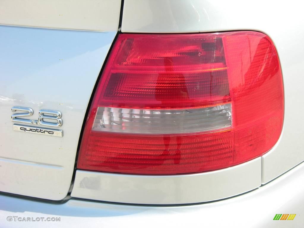 1999 A4 2.8 quattro Sedan - Aluminum Silver Metallic / Opal Gray photo #8