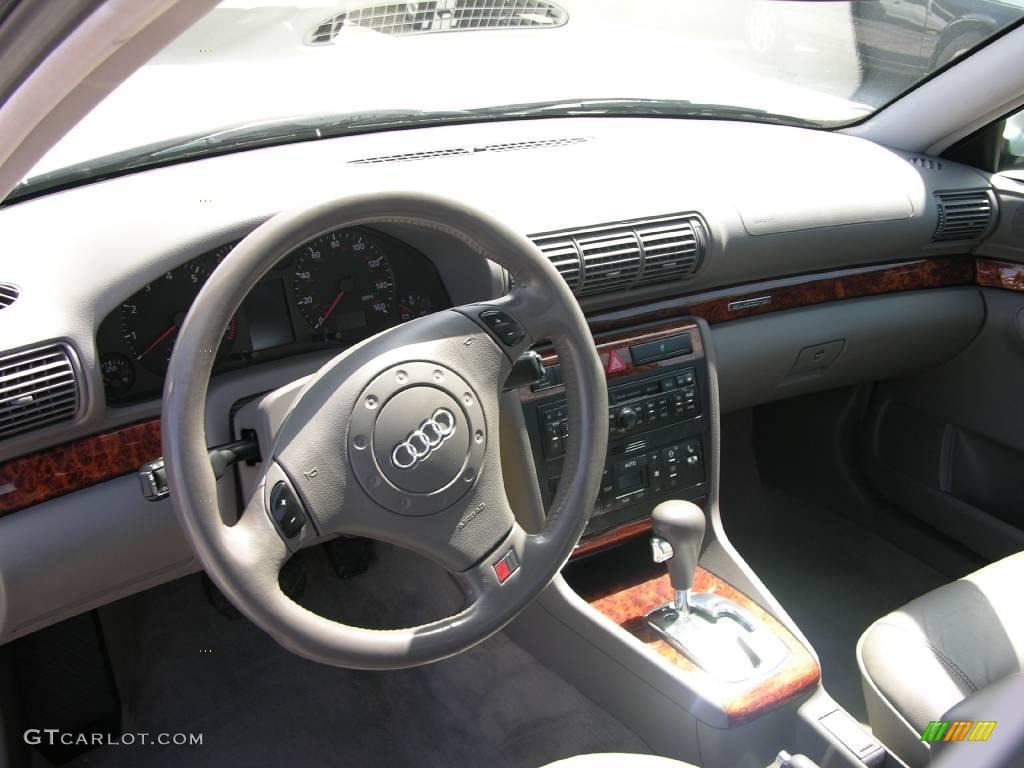 1999 A4 2.8 quattro Sedan - Aluminum Silver Metallic / Opal Gray photo #16