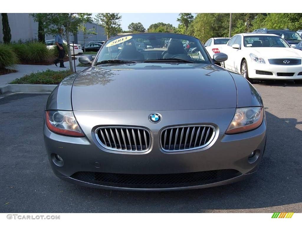 2003 Z4 3.0i Roadster - Sterling Grey Metallic / Black photo #15