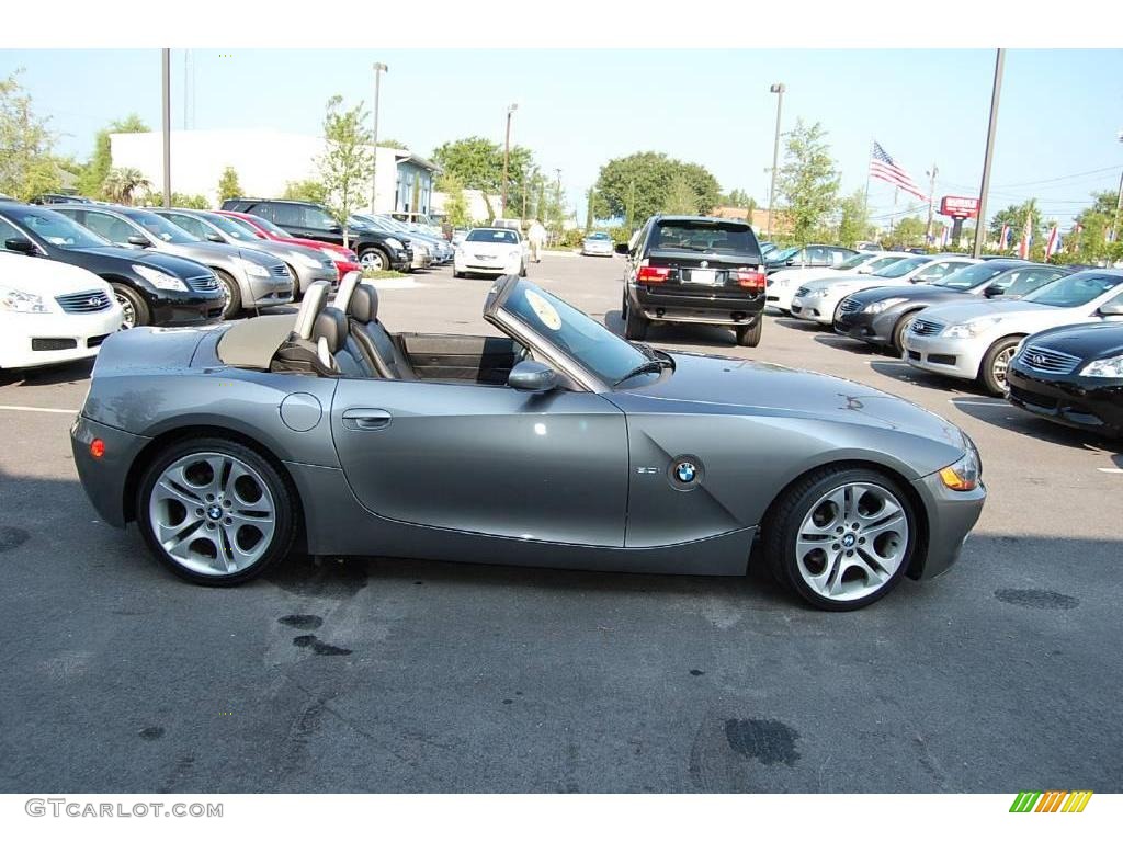 2003 Z4 3.0i Roadster - Sterling Grey Metallic / Black photo #16