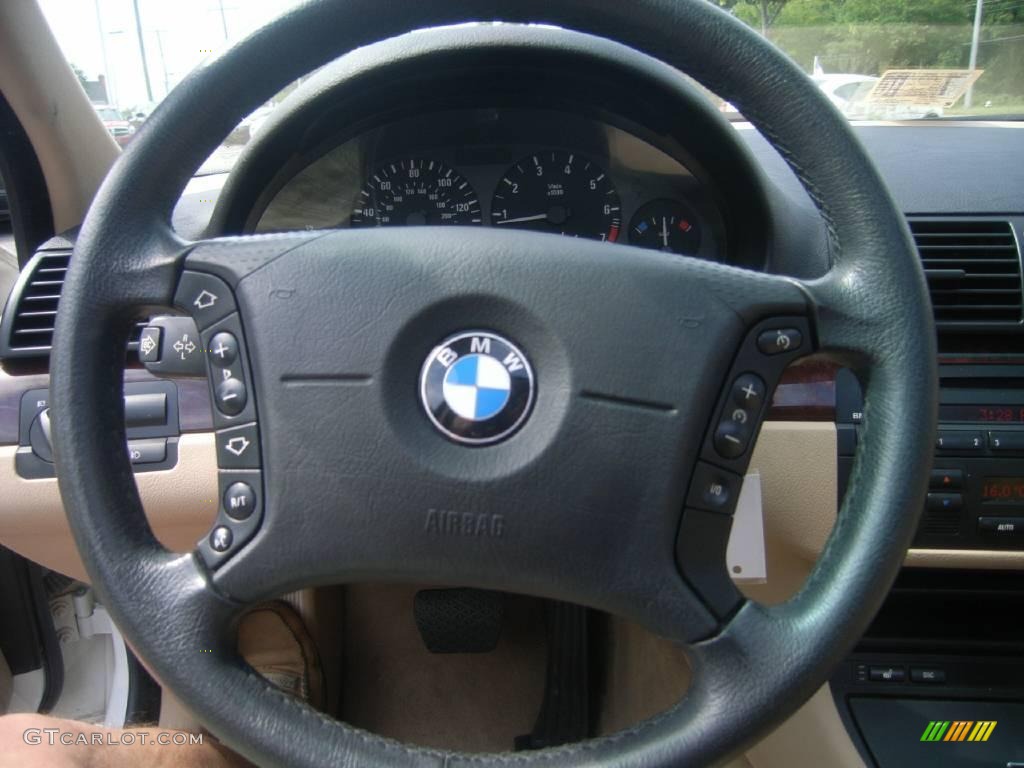 2005 3 Series 325i Sedan - Alpine White / Sand photo #17