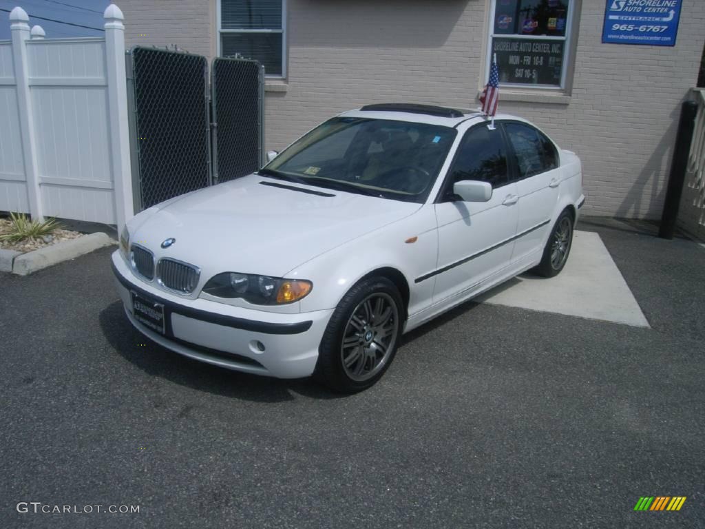 2005 3 Series 325i Sedan - Alpine White / Sand photo #22