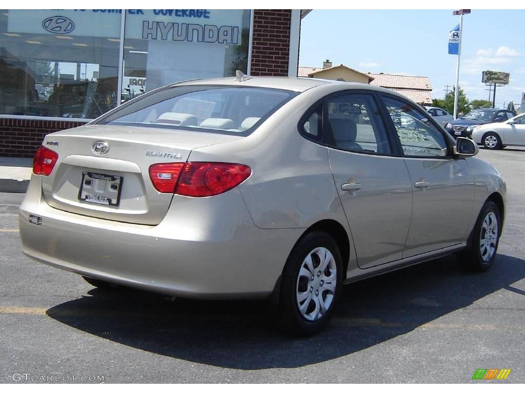 2009 Elantra GLS Sedan - Laguna Sand / Beige photo #7