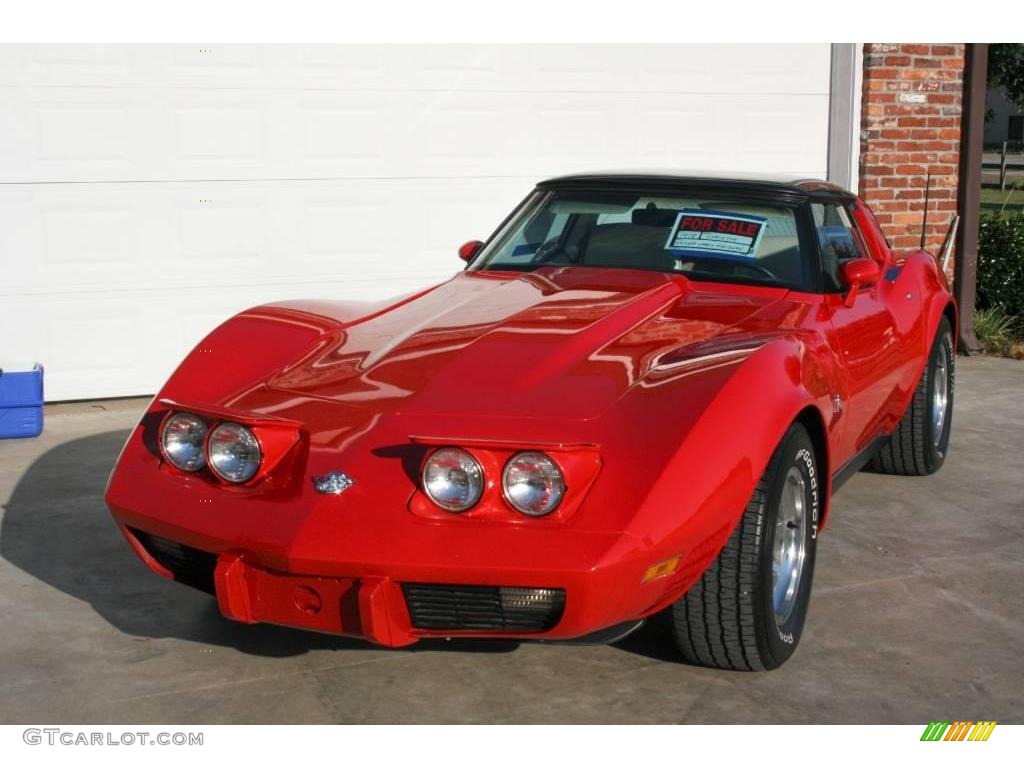 1978 Corvette Coupe - Red / Gray photo #1
