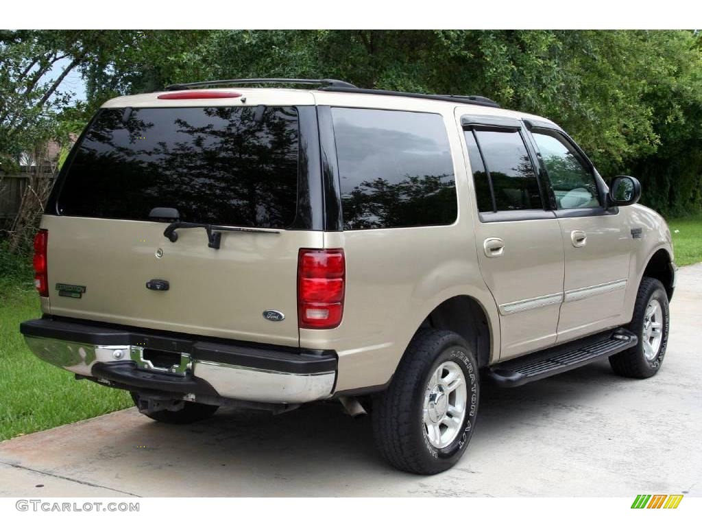 2000 Expedition XLT 4x4 - Harvest Gold Metallic / Medium Parchment photo #8