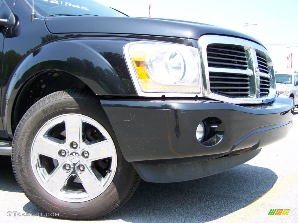 2006 Durango Limited HEMI 4x4 - Black / Dark Khaki/Light Khaki photo #11