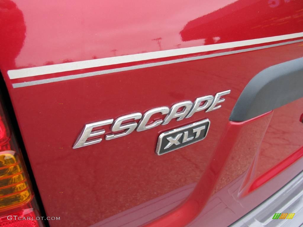 2003 Escape XLT V6 4WD - Redfire Metallic / Medium Dark Pebble photo #16
