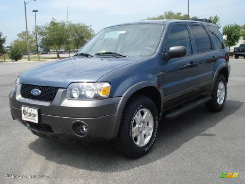 2006 Escape XLT V6 - Norsea Blue Metallic / Medium/Dark Flint photo #1