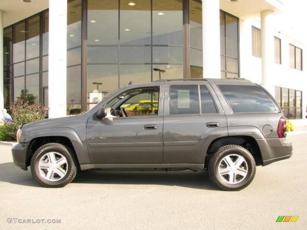 2007 TrailBlazer LS 4x4 - Graphite Metallic / Light Gray photo #1