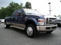 Dark Blue Pearl Metallic 2008 Ford F450 Super Duty King Ranch Crew Cab 4x4 Dually