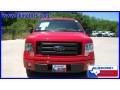 2009 Bright Red Ford F150 STX SuperCab  photo #2