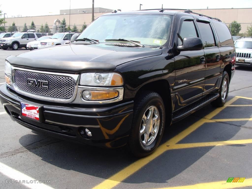 2004 Yukon XL Denali AWD - Onyx Black / Sandstone photo #1